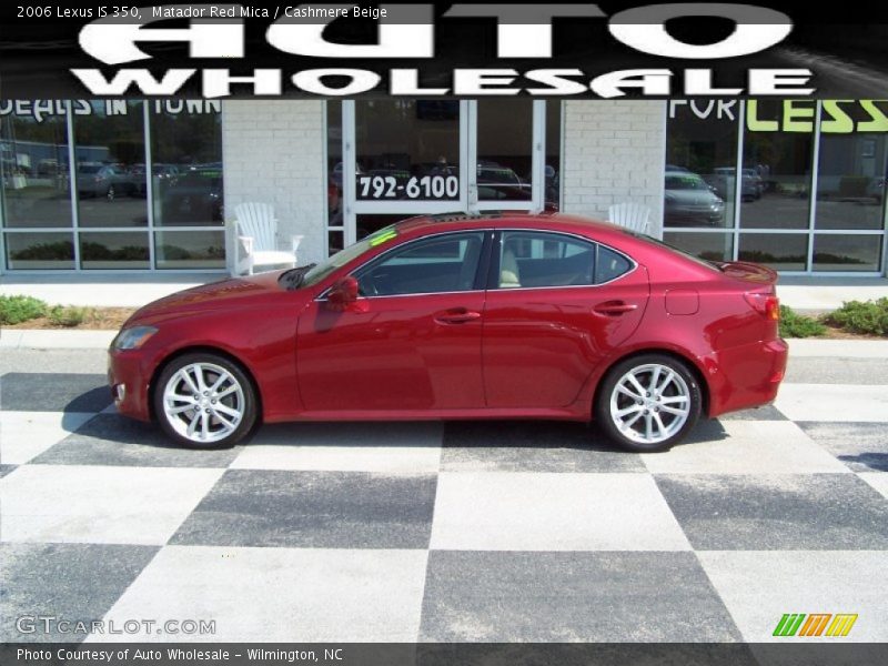 Matador Red Mica / Cashmere Beige 2006 Lexus IS 350