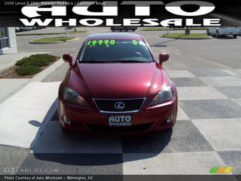 Matador Red Mica / Cashmere Beige 2006 Lexus IS 350