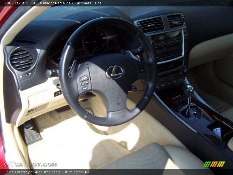 Matador Red Mica / Cashmere Beige 2006 Lexus IS 350