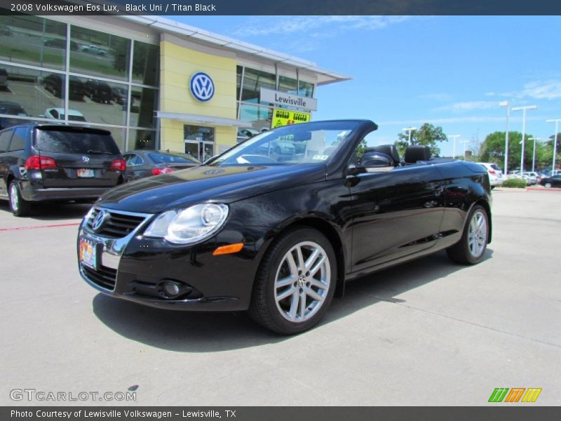 Black Uni / Titan Black 2008 Volkswagen Eos Lux