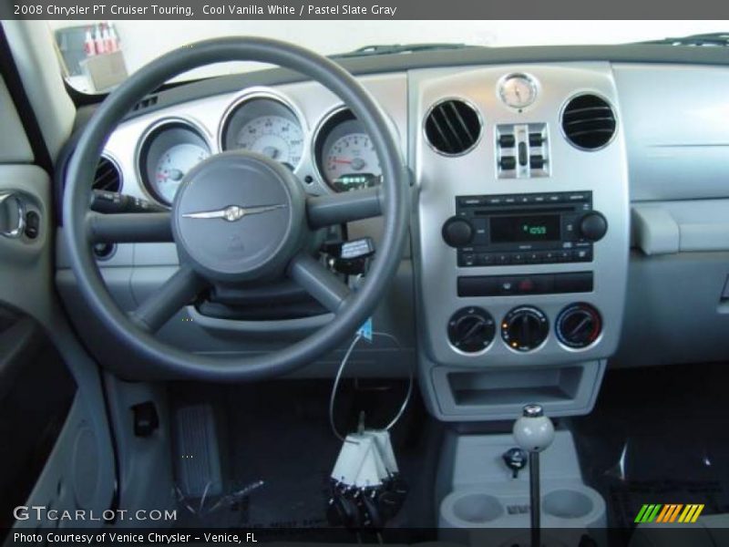 Cool Vanilla White / Pastel Slate Gray 2008 Chrysler PT Cruiser Touring
