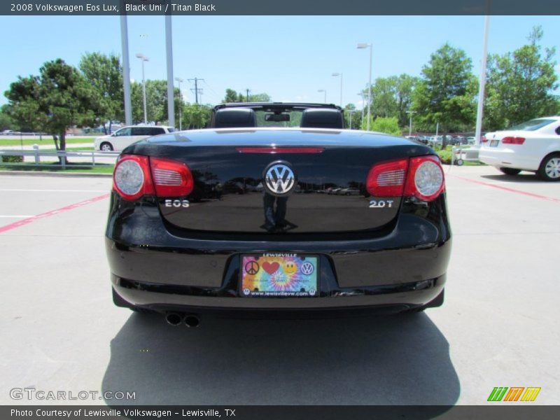 Black Uni / Titan Black 2008 Volkswagen Eos Lux
