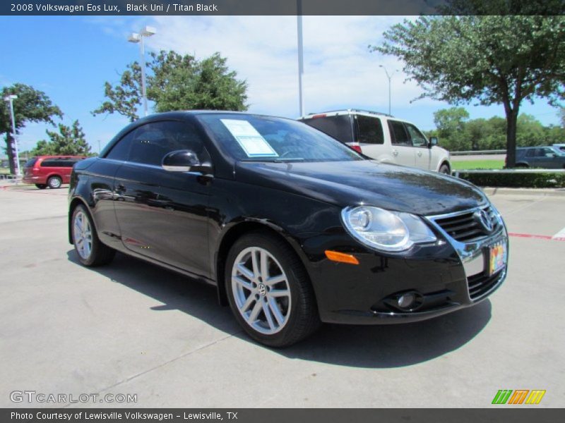 Black Uni / Titan Black 2008 Volkswagen Eos Lux