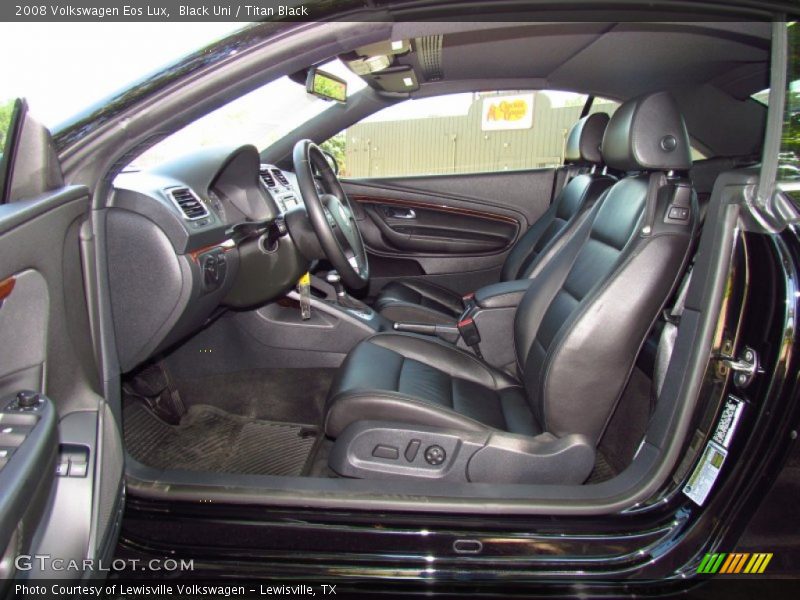 Black Uni / Titan Black 2008 Volkswagen Eos Lux