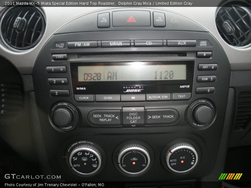 Controls of 2011 MX-5 Miata Special Edition Hard Top Roadster