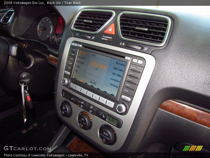 Black Uni / Titan Black 2008 Volkswagen Eos Lux