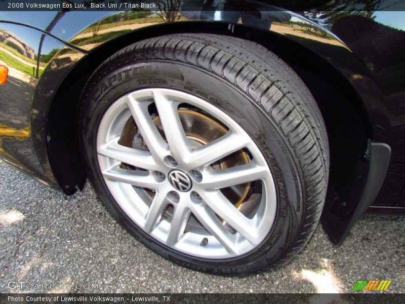 Black Uni / Titan Black 2008 Volkswagen Eos Lux