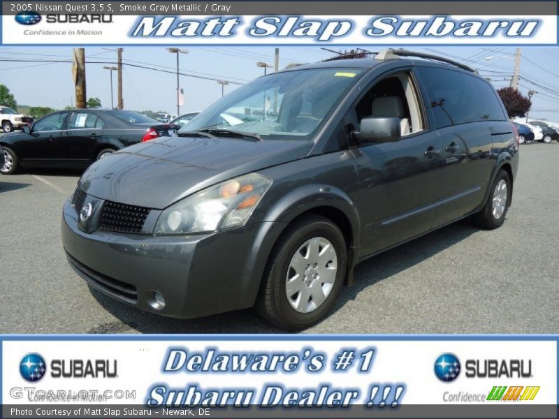 Smoke Gray Metallic / Gray 2005 Nissan Quest 3.5 S