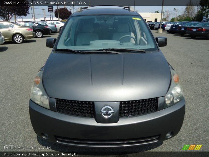 Smoke Gray Metallic / Gray 2005 Nissan Quest 3.5 S