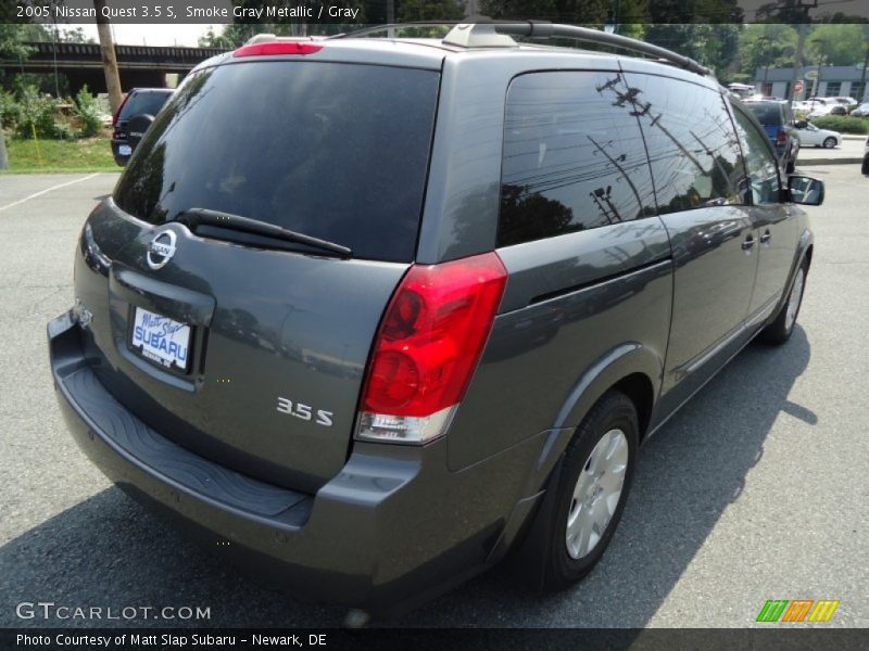 Smoke Gray Metallic / Gray 2005 Nissan Quest 3.5 S