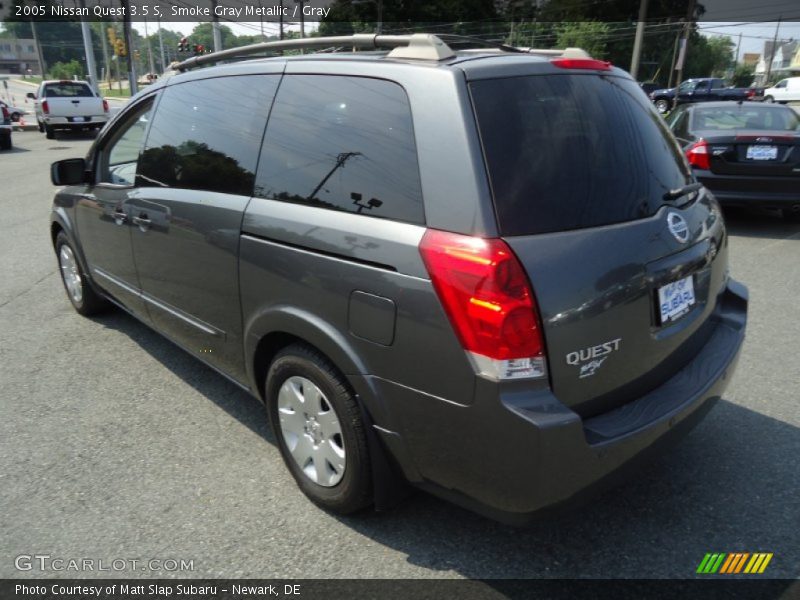 Smoke Gray Metallic / Gray 2005 Nissan Quest 3.5 S