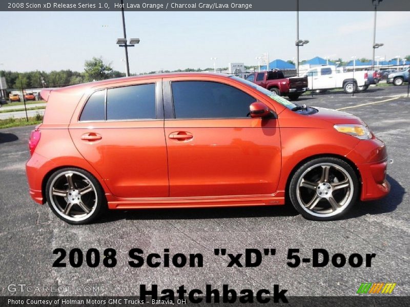 Hot Lava Orange / Charcoal Gray/Lava Orange 2008 Scion xD Release Series 1.0
