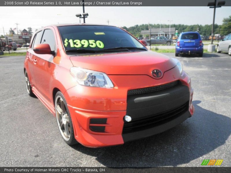 Hot Lava Orange / Charcoal Gray/Lava Orange 2008 Scion xD Release Series 1.0