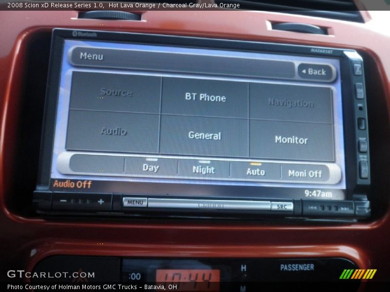 Hot Lava Orange / Charcoal Gray/Lava Orange 2008 Scion xD Release Series 1.0