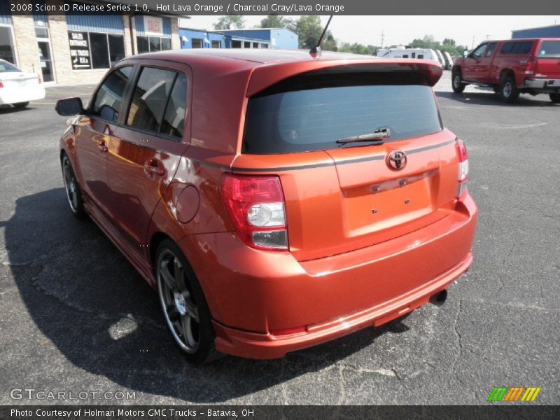 Hot Lava Orange / Charcoal Gray/Lava Orange 2008 Scion xD Release Series 1.0