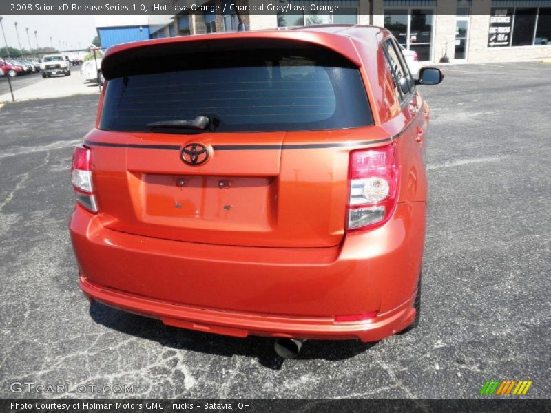 Hot Lava Orange / Charcoal Gray/Lava Orange 2008 Scion xD Release Series 1.0