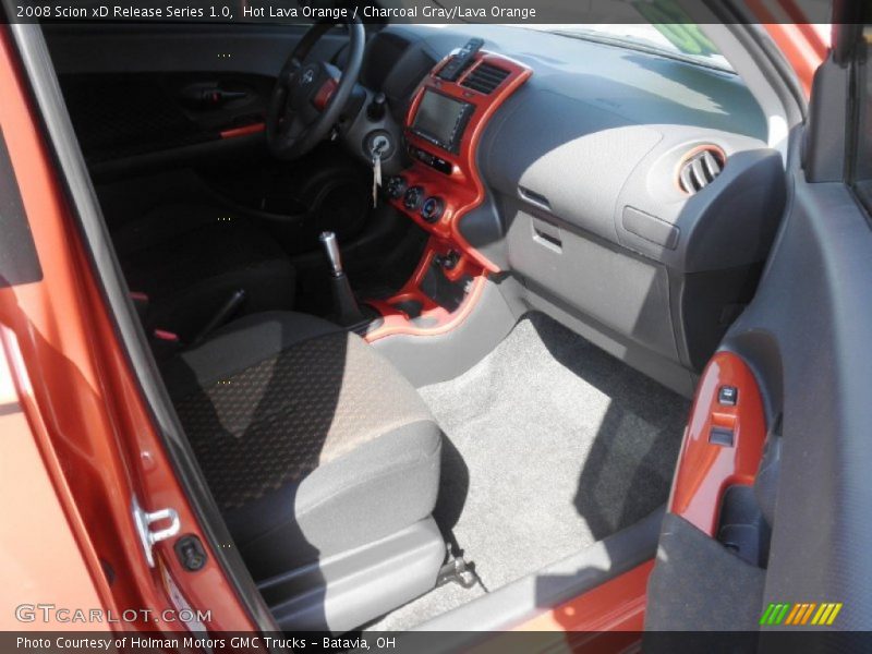 Hot Lava Orange / Charcoal Gray/Lava Orange 2008 Scion xD Release Series 1.0