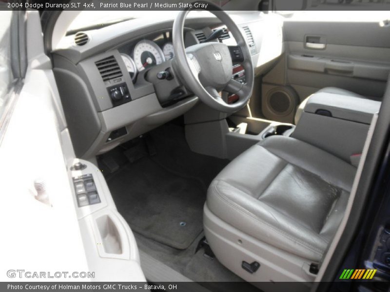 Patriot Blue Pearl / Medium Slate Gray 2004 Dodge Durango SLT 4x4