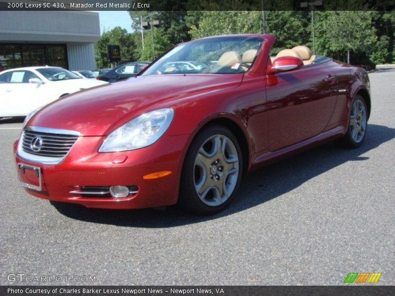 Matador Red Metallic / Ecru 2006 Lexus SC 430