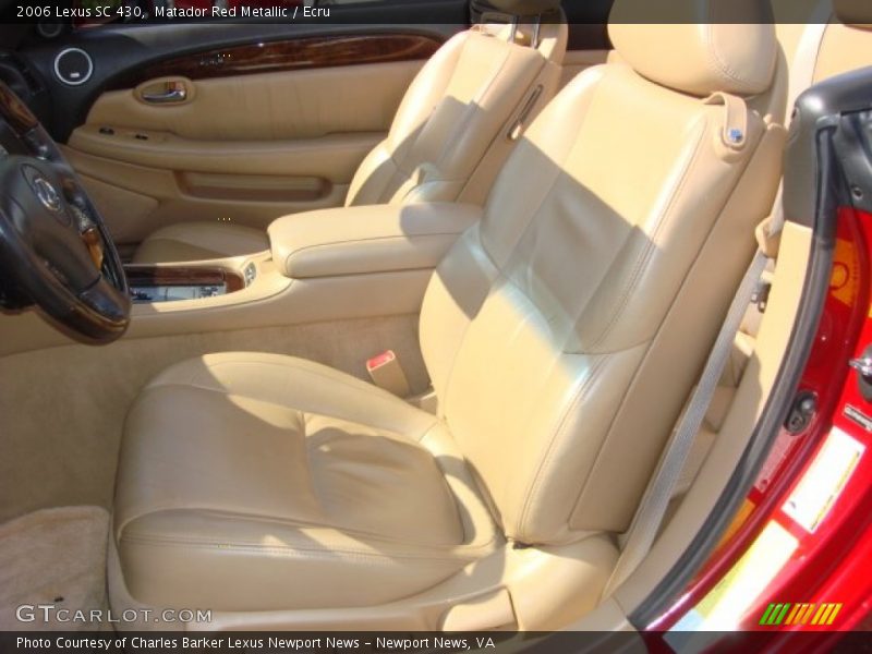 Matador Red Metallic / Ecru 2006 Lexus SC 430