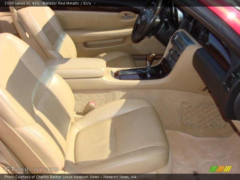 Matador Red Metallic / Ecru 2006 Lexus SC 430