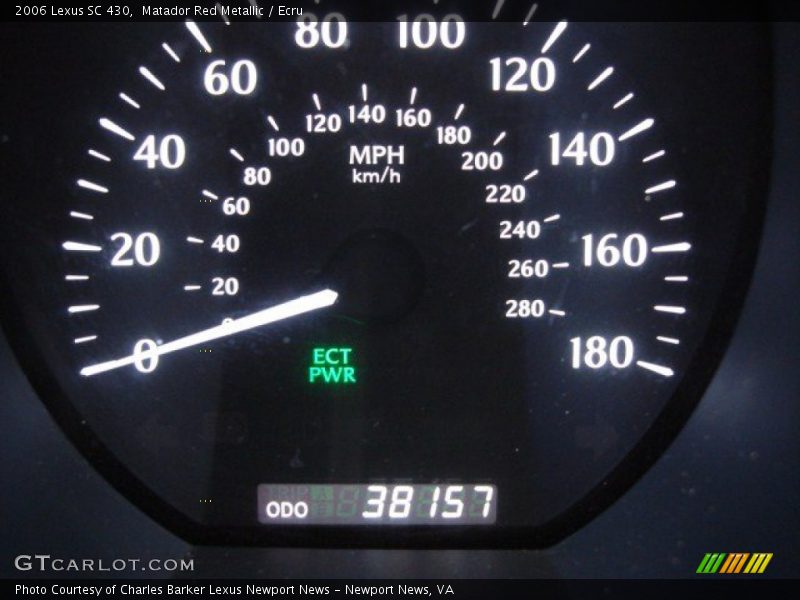 Matador Red Metallic / Ecru 2006 Lexus SC 430