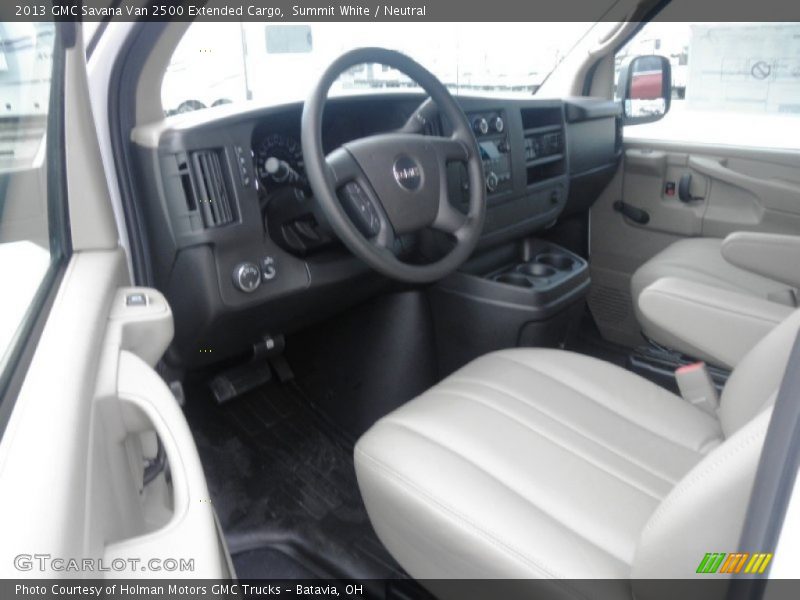Summit White / Neutral 2013 GMC Savana Van 2500 Extended Cargo