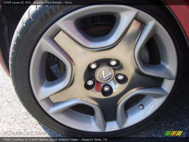 Matador Red Metallic / Ecru 2006 Lexus SC 430