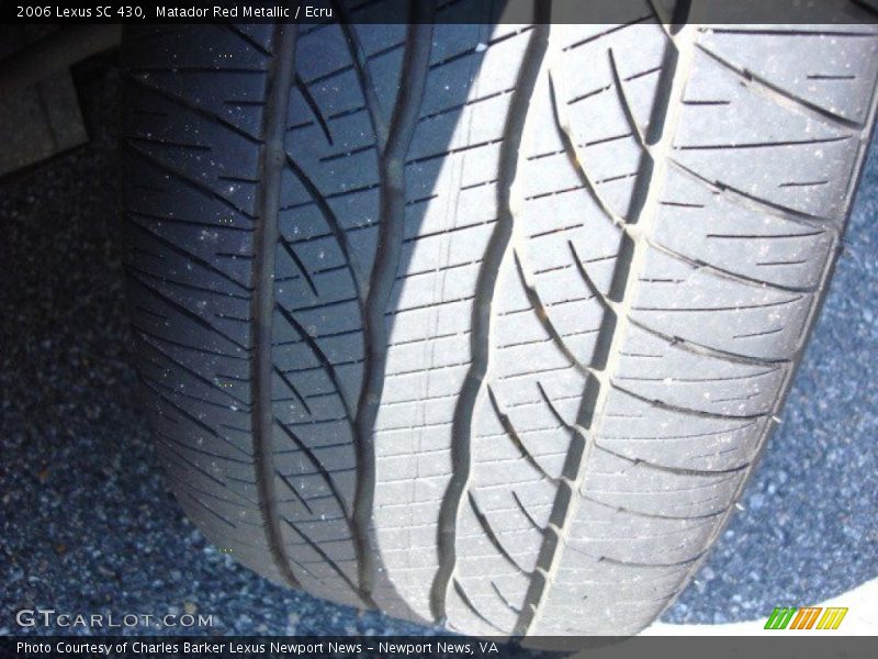 Matador Red Metallic / Ecru 2006 Lexus SC 430