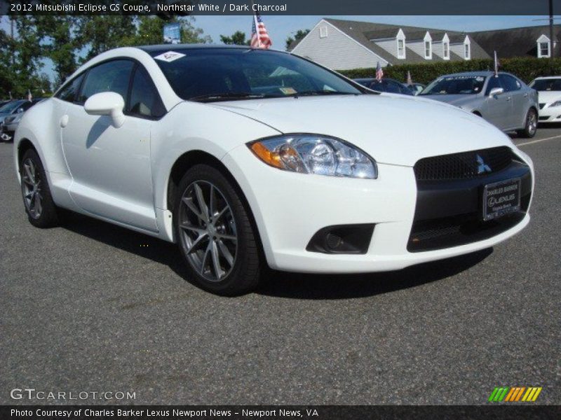 Northstar White / Dark Charcoal 2012 Mitsubishi Eclipse GS Coupe