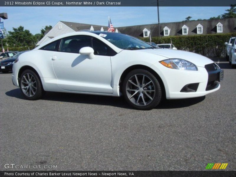 Northstar White / Dark Charcoal 2012 Mitsubishi Eclipse GS Coupe