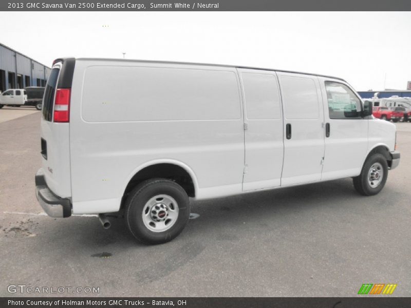 Summit White / Neutral 2013 GMC Savana Van 2500 Extended Cargo