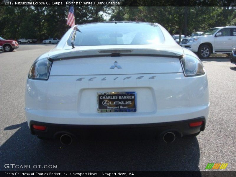 Northstar White / Dark Charcoal 2012 Mitsubishi Eclipse GS Coupe