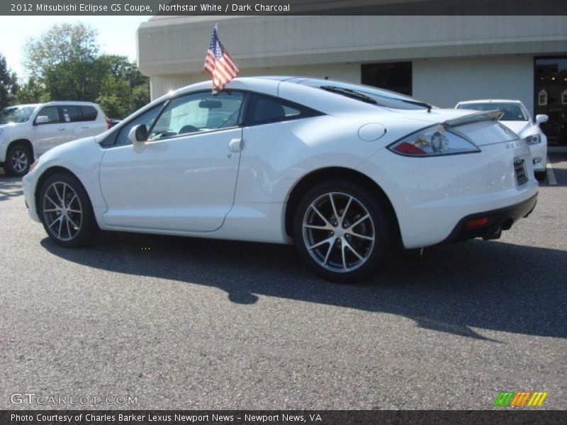 Northstar White / Dark Charcoal 2012 Mitsubishi Eclipse GS Coupe