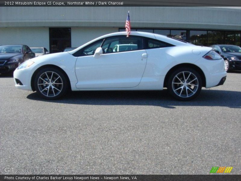 Northstar White / Dark Charcoal 2012 Mitsubishi Eclipse GS Coupe