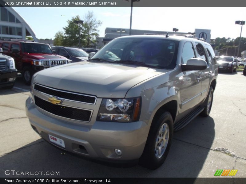 Gold Mist Metallic / Light Cashmere 2009 Chevrolet Tahoe LT