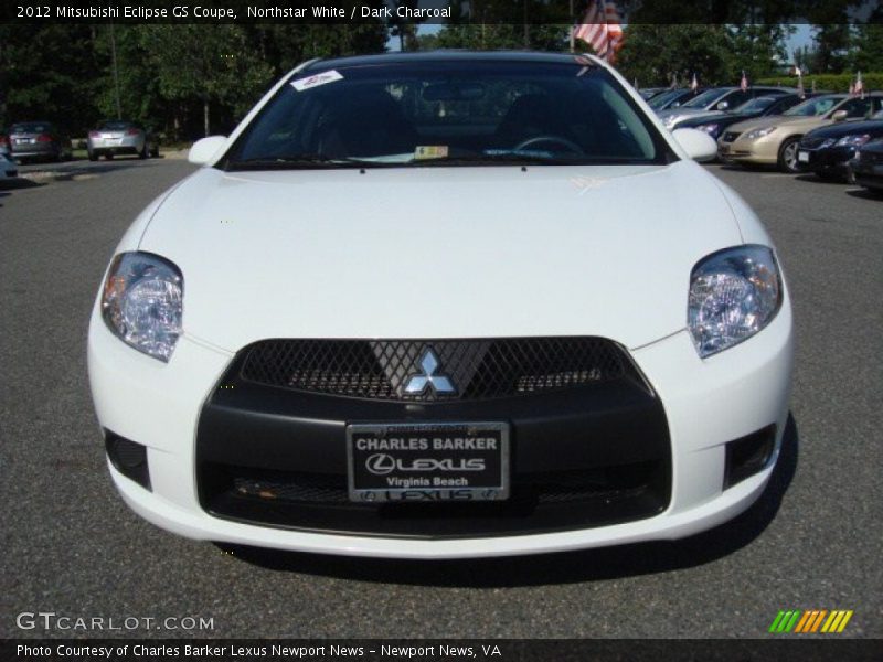 Northstar White / Dark Charcoal 2012 Mitsubishi Eclipse GS Coupe