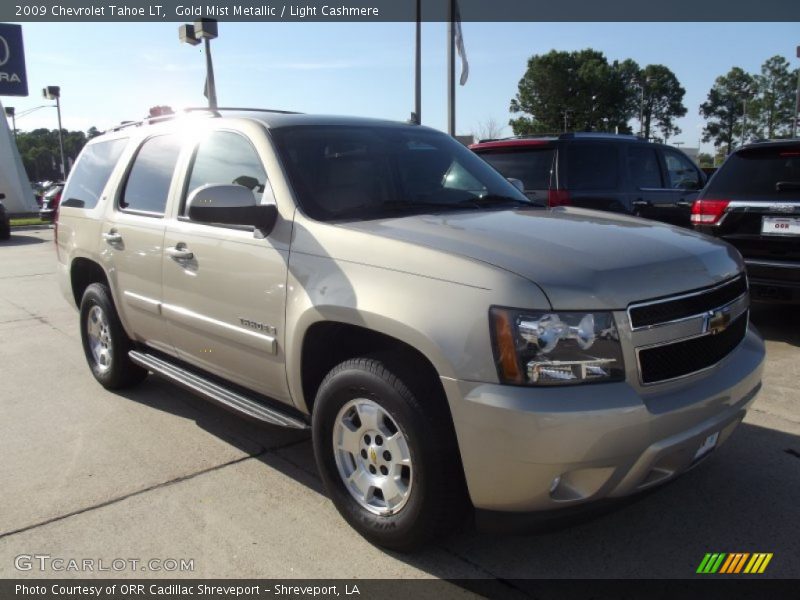 Gold Mist Metallic / Light Cashmere 2009 Chevrolet Tahoe LT