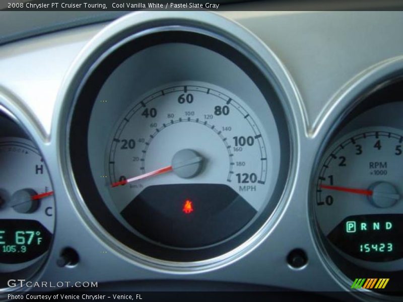 Cool Vanilla White / Pastel Slate Gray 2008 Chrysler PT Cruiser Touring