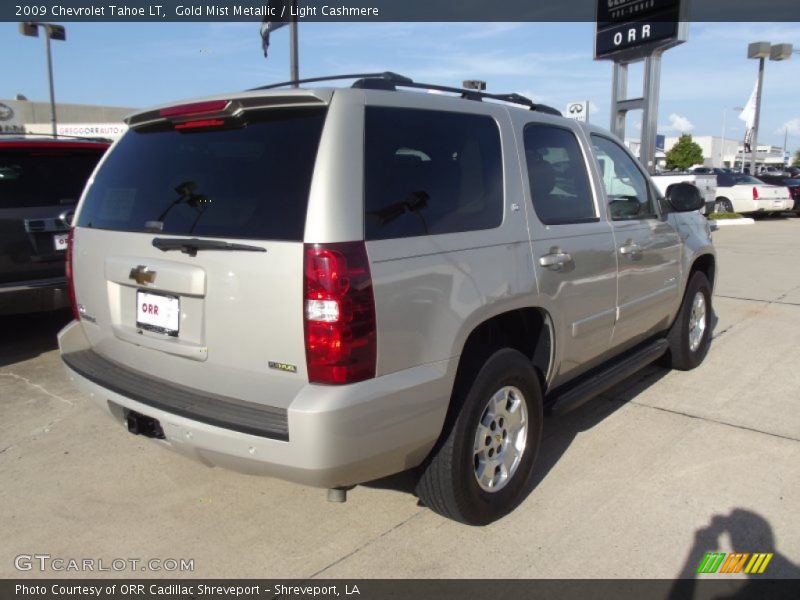 Gold Mist Metallic / Light Cashmere 2009 Chevrolet Tahoe LT