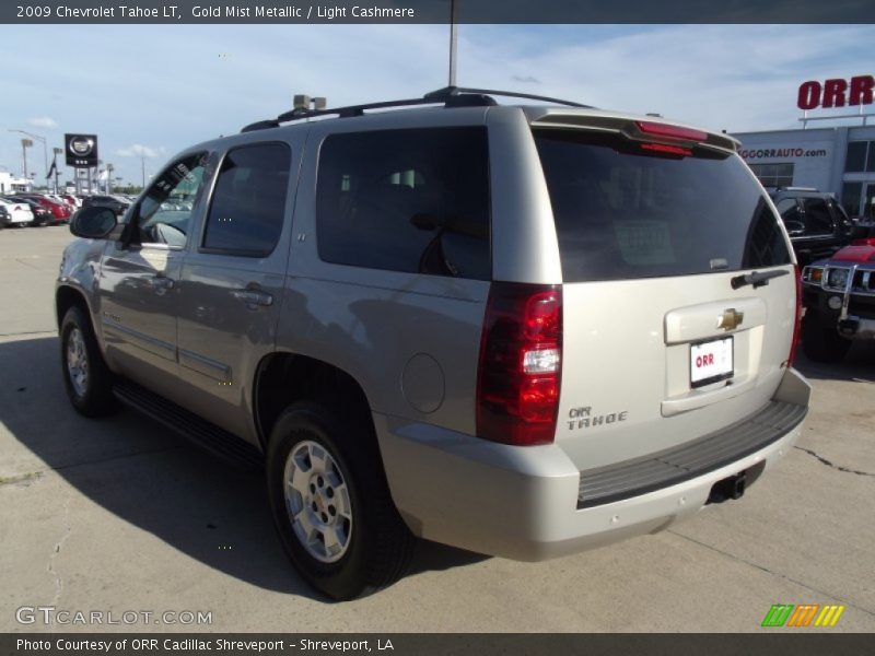 Gold Mist Metallic / Light Cashmere 2009 Chevrolet Tahoe LT