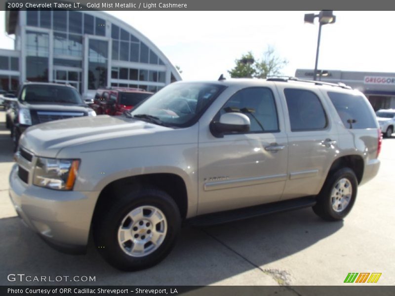 Gold Mist Metallic / Light Cashmere 2009 Chevrolet Tahoe LT