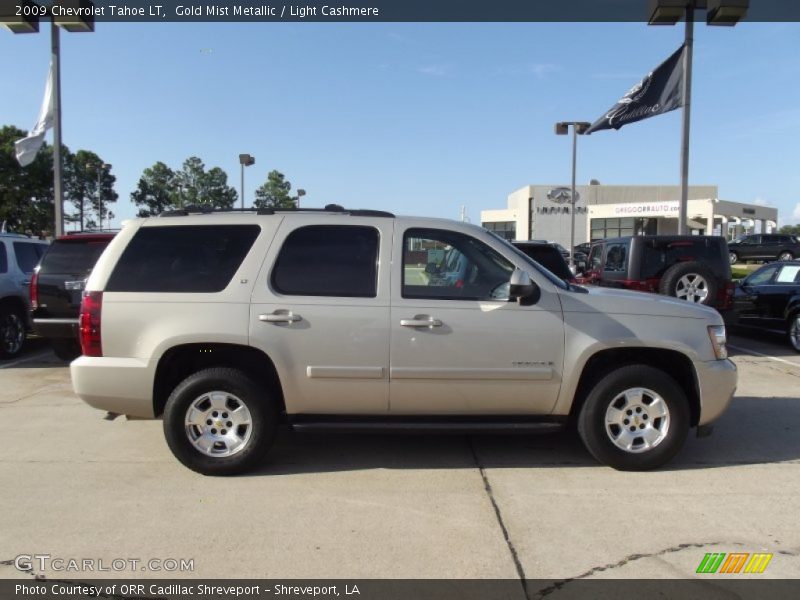 Gold Mist Metallic / Light Cashmere 2009 Chevrolet Tahoe LT