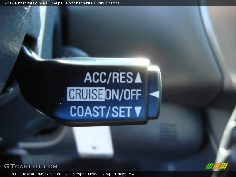 Northstar White / Dark Charcoal 2012 Mitsubishi Eclipse GS Coupe