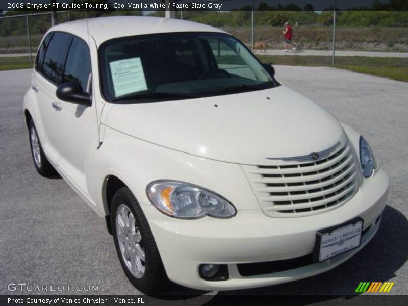 Cool Vanilla White / Pastel Slate Gray 2008 Chrysler PT Cruiser Touring