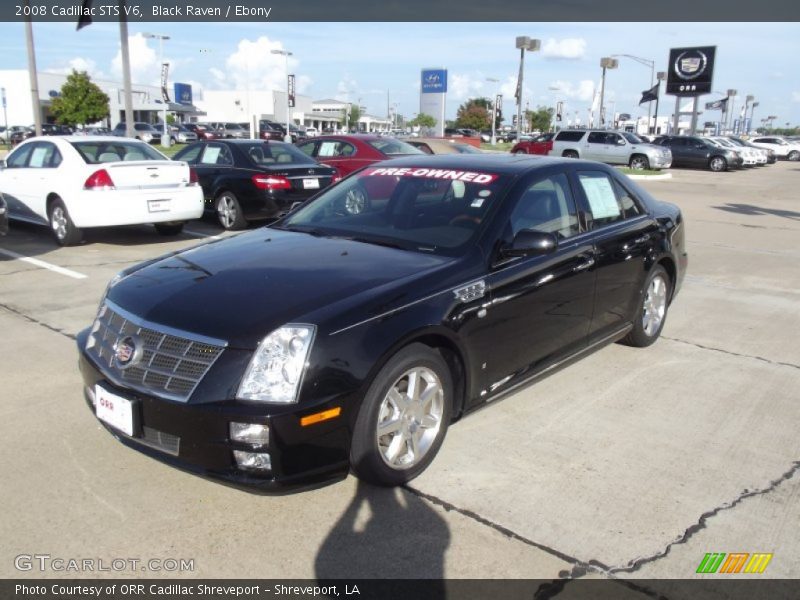 Black Raven / Ebony 2008 Cadillac STS V6