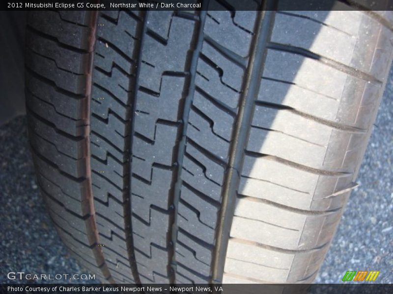 Northstar White / Dark Charcoal 2012 Mitsubishi Eclipse GS Coupe