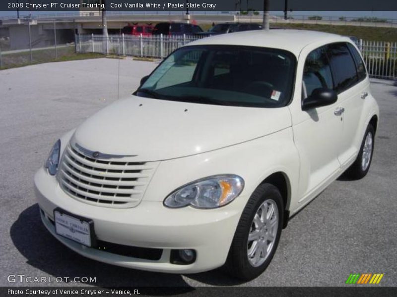 Cool Vanilla White / Pastel Slate Gray 2008 Chrysler PT Cruiser Touring