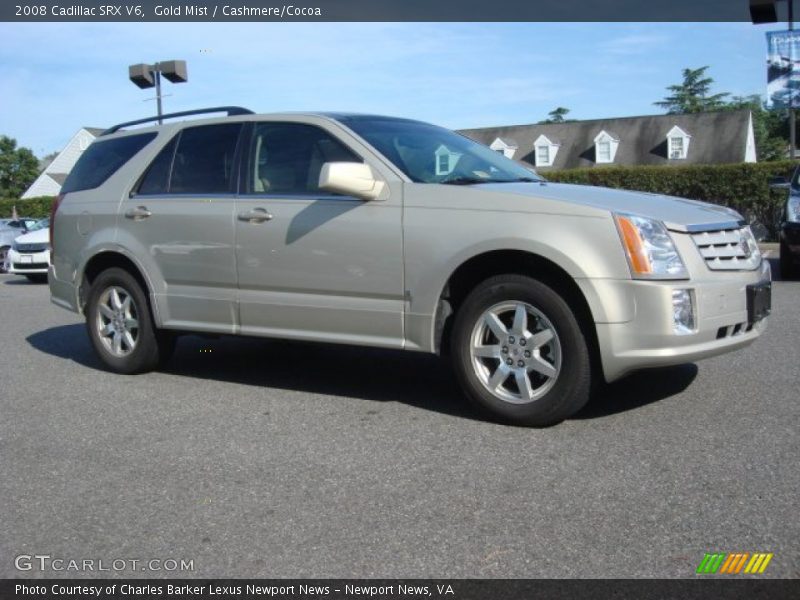 Gold Mist / Cashmere/Cocoa 2008 Cadillac SRX V6