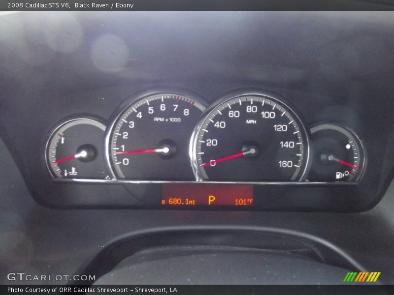 Black Raven / Ebony 2008 Cadillac STS V6